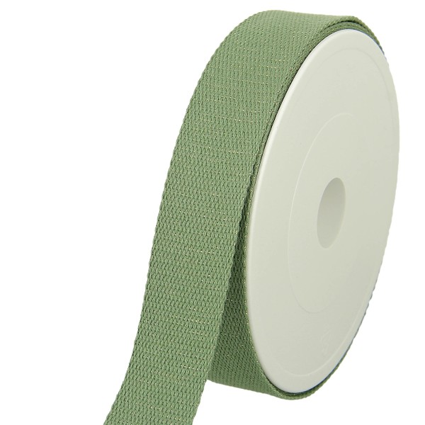 Sangle coton scintillante 30mm vert kaki Sangle coton scintillante 30mm vert kaki