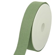 Sangle coton scintillante 30mm vert kaki Sangle coton scintillante 30mm vert kaki