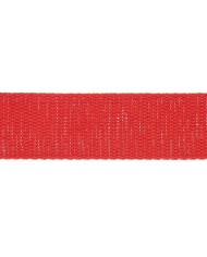 Sangle coton scintillante 30mm rouge Sangle coton scintillante 30mm rouge