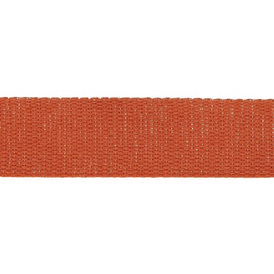 Sangle coton scintillante 30mm orange Sangle coton scintillante 30mm orange