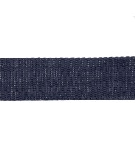 Sangle coton scintillante 30mm bleu Sangle coton scintillante 30mm bleu