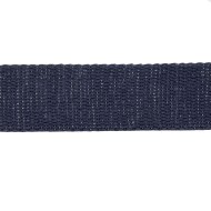 Sangle coton scintillante 30mm bleu Sangle coton scintillante 30mm bleu