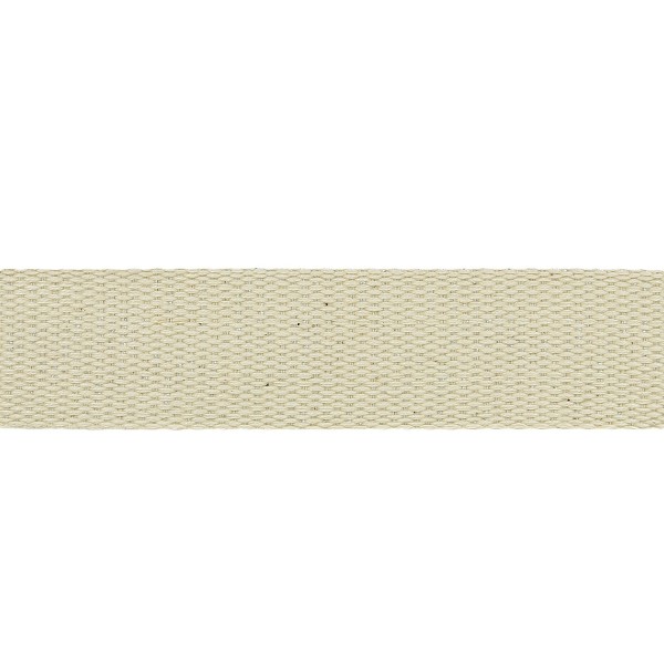 Sangle coton scintillante 30mm écru Sangle coton scintillante 30mm écru