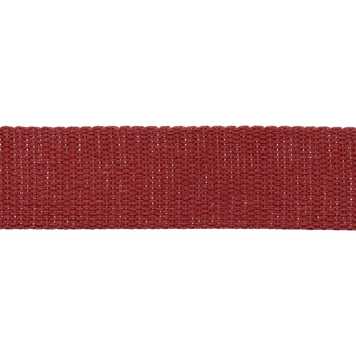 Sangle coton scintillante 30mm bordeaux Sangle coton scintillante 30mm bordeaux