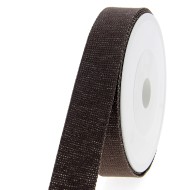 Sangle coton scintillante 30mm marron Sangle coton scintillante 30mm marron