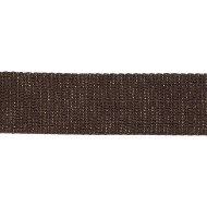 Sangle coton scintillante 30mm marron Sangle coton scintillante 30mm marron