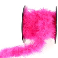 Ruban plumes marabout N°3 fuchsia Ruban plumes marabout N°3 fuchsia