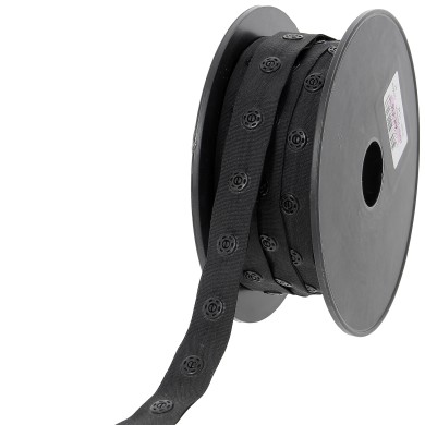 Ruban pression 20mm noir Ruban pression 20mm noir