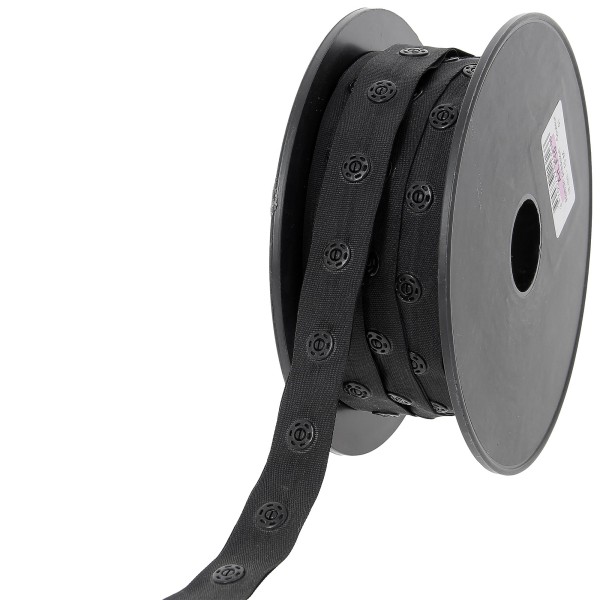 Ruban pression 20mm noir Ruban pression 20mm noir