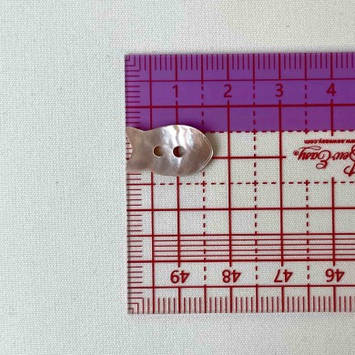 Bouton nacre poisson rose gold Bouton nacre poisson rose gold