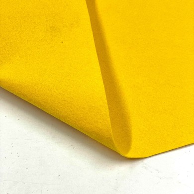 Tissu feutrine polyester jaune