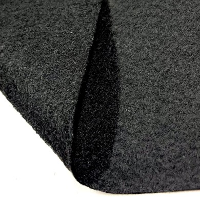 Tissu feutrine polyester noir