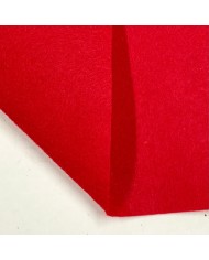 Tissu feutrine polyester rouge
