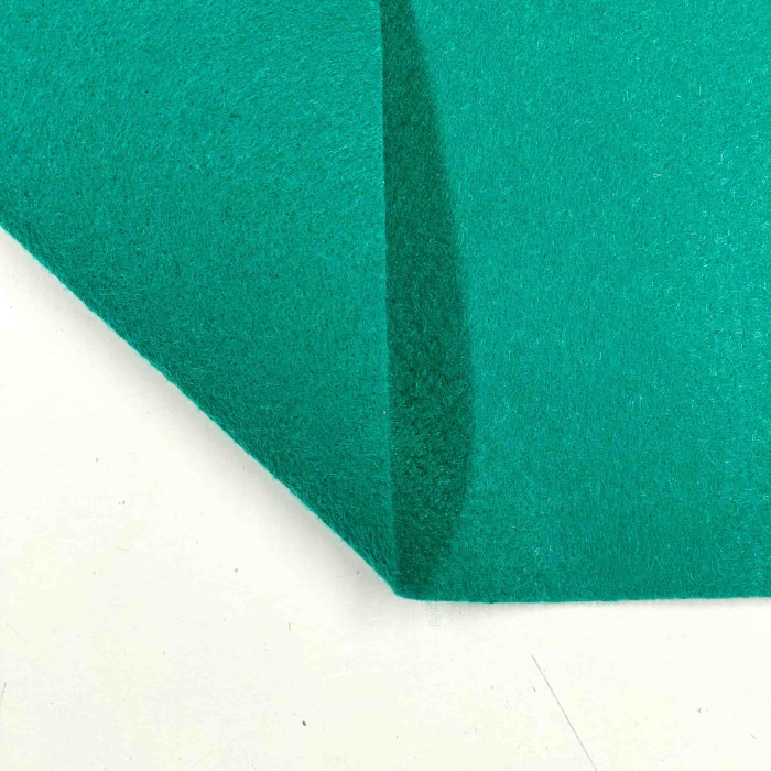 Tissu feutrine polyester vert d'eau