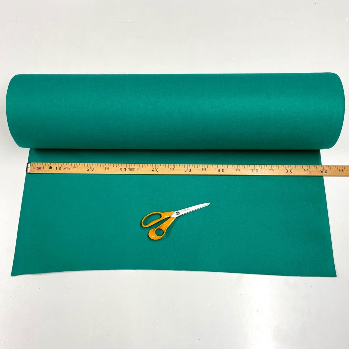Tissu feutrine polyester vert d'eau