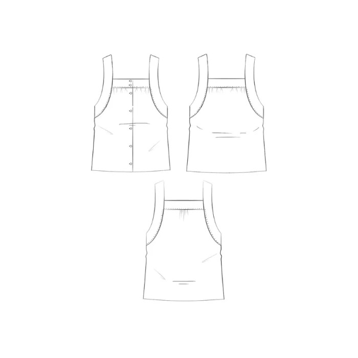 Patron couture Top : Salto - Maison FAUVE