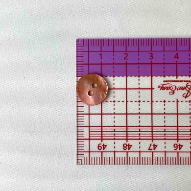 Bouton nacre rond rose Bouton nacre rond rose