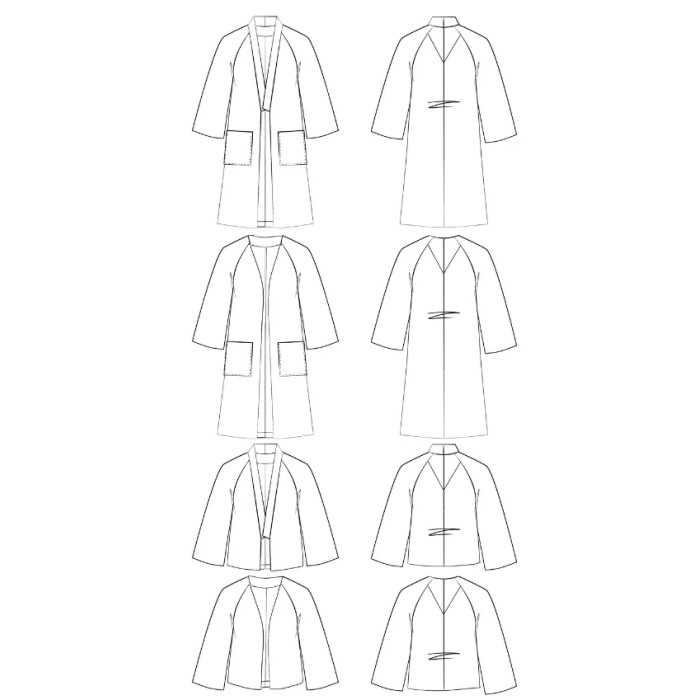 Patron couture veste : NAGE LIBRE - Maison FAUVE