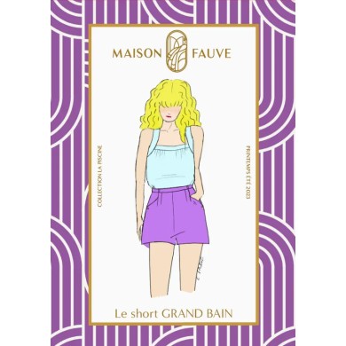 Patron couture Short : Grand Bain - Maison FAUVE Patron couture Short : Grand Bain - Maison FAUVE