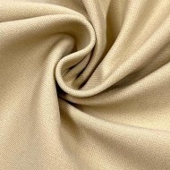 Tissu jersey polyester stretch uni beige