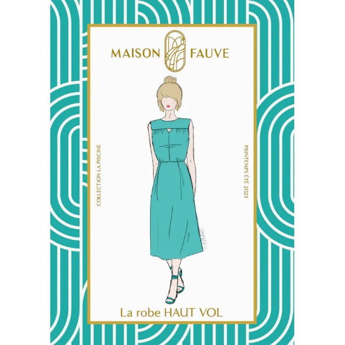 Patron couture robe : Haut Vol - Maison FAUVE