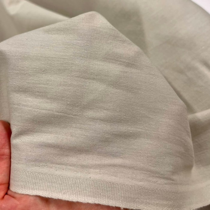 Tissu cretonne uni écru Tissu cretonne uni écru