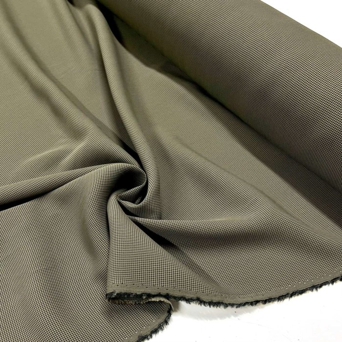 Tissu viscose acétate vichy petit carreaux Haute couture Tissu viscose acétate vichy petit carreaux Haute couture