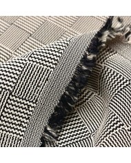 Tissu viscose acétate London carreaux Haute couture Tissu viscose acétate London carreaux Haute couture