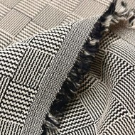 Tissu viscose acétate London carreaux Haute couture