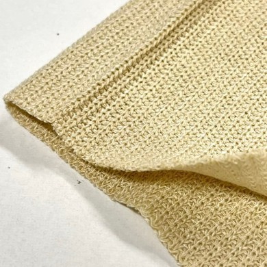 Tissu jersey tubulaire acrylique beige 70cm Tissu jersey tubulaire acrylique beige 70cm
