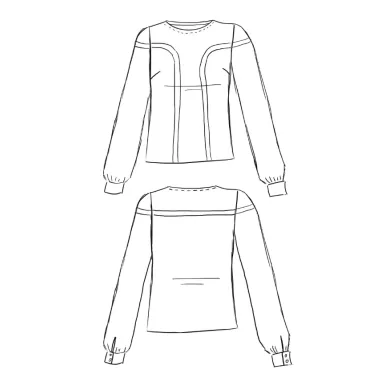 Patron couture blouse : Tribeca - Maison FAUVE