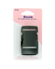 Boucle pour sangle 32 mm noir