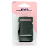 Boucle pour sangle 32 mm noir Boucle pour sangle 32 mm noir