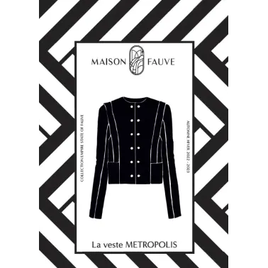 Patron couture Veste : Metropolis - Maison FAUVE