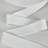 Tresse coton blanc 35mm Tresse coton blanc 35mm