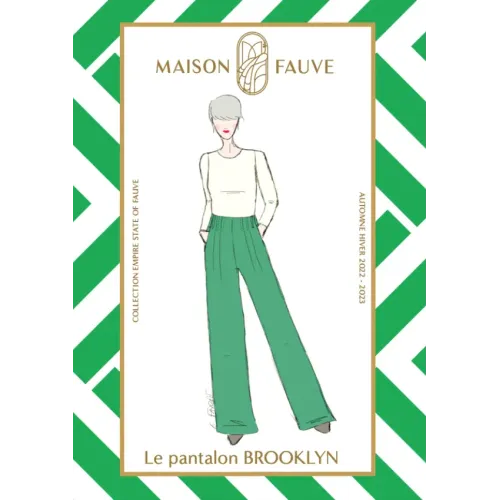 Patron couture pantalon : Brooklyn - Maison FAUVE