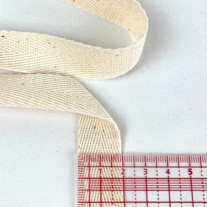 Tresse coton écru 35mm