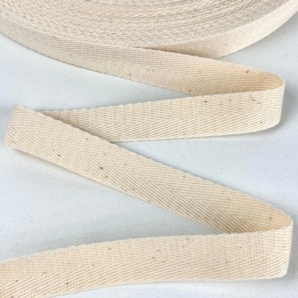 Tresse coton écru 35mm Tresse coton écru 35mm