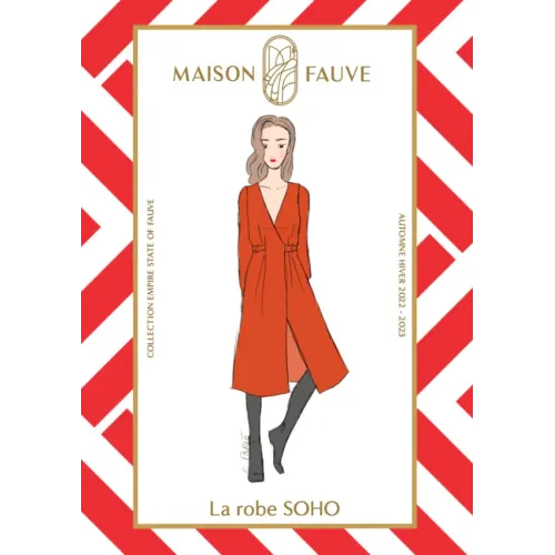 Patron couture Robe : Soho - Maison FAUVE