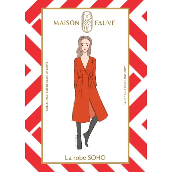Patron couture Robe : Soho - Maison FAUVE Patron couture Robe : Soho - Maison FAUVE