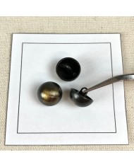 Bouton métal arrondi bronze 15mm Bouton métal arrondi bronze 15mm