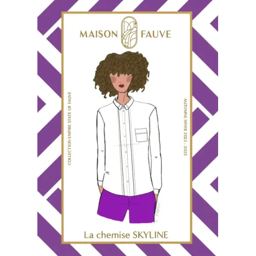 Patron couture Chemise : Skyline - Maison FAUVE