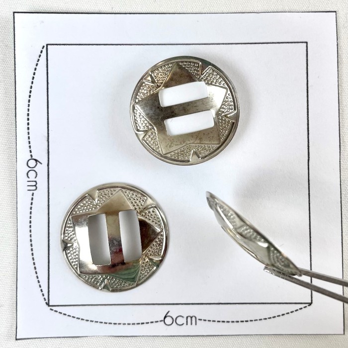 Charm rond étoile argenté Charm rond étoile argenté