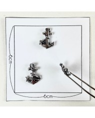 Charm ancre marine corde argenté Charm ancre marine corde argenté
