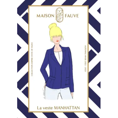 Patron couture Veste : Manhattan - Maison FAUVE