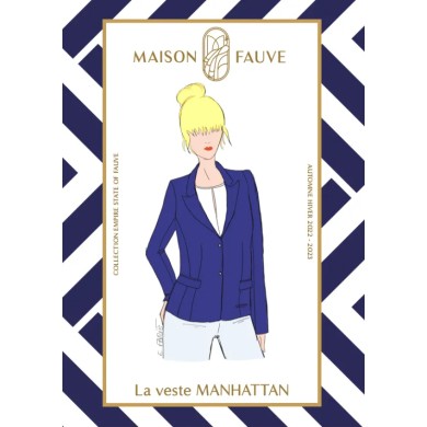 Patron couture Veste : Manhattan - Maison FAUVE Patron couture Veste : Manhattan - Maison FAUVE