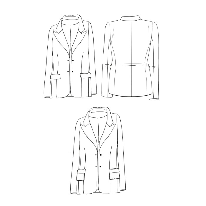 Patron couture Veste : Manhattan - Maison FAUVE