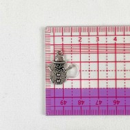 Charm bonhomme de neige argenté