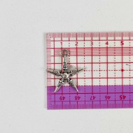 Charm étoile argenté