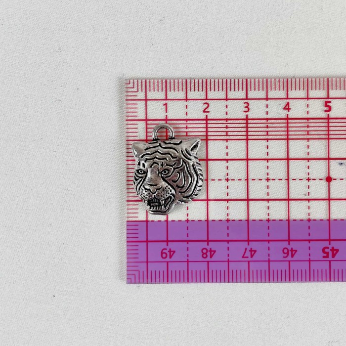 Charm tigre argenté